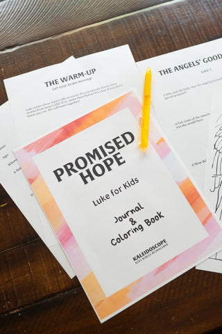 🌟 NEW Promised Hope: Luke for Kids Printable Journal (PDF Download)
