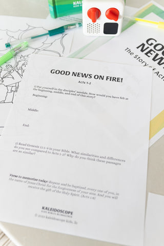 *NEW* Good News: The Story of Acts Printable Journal (Digital Delivery)