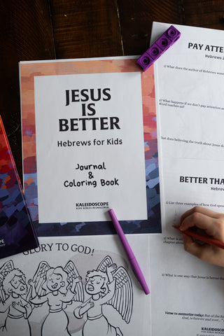 🌟 NEW  Jesus is Better: Hebrews for Kids Printable Journal (Digital Delivery)