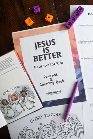 🌟 NEW  Jesus is Better: Hebrews for Kids Printable Journal (Digital Delivery)