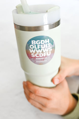 Romans Memory Verse Sticker