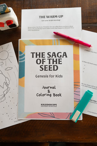 🌟 NEW  The Saga of the Seed: Genesis for Kids Printable Journal (PDF Download)